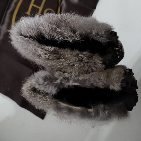 Rare ASH Rabbit top w/hammer nail accents sz European 37  Wedge booties - Picture 7 of 12